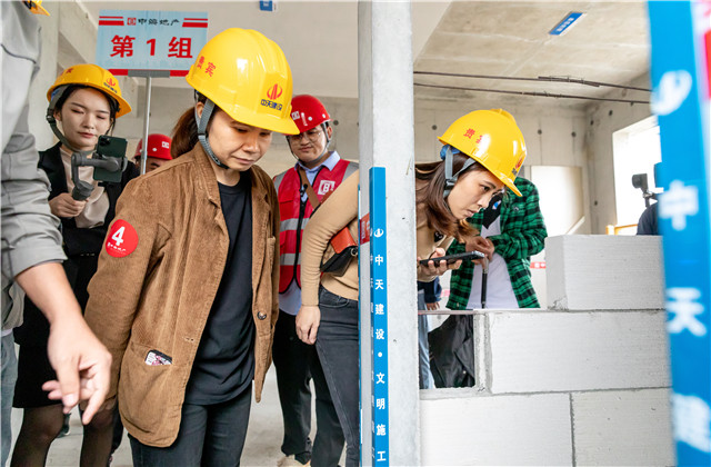 金世豪八建南寧中海湖上景明項目舉辦工地開放日